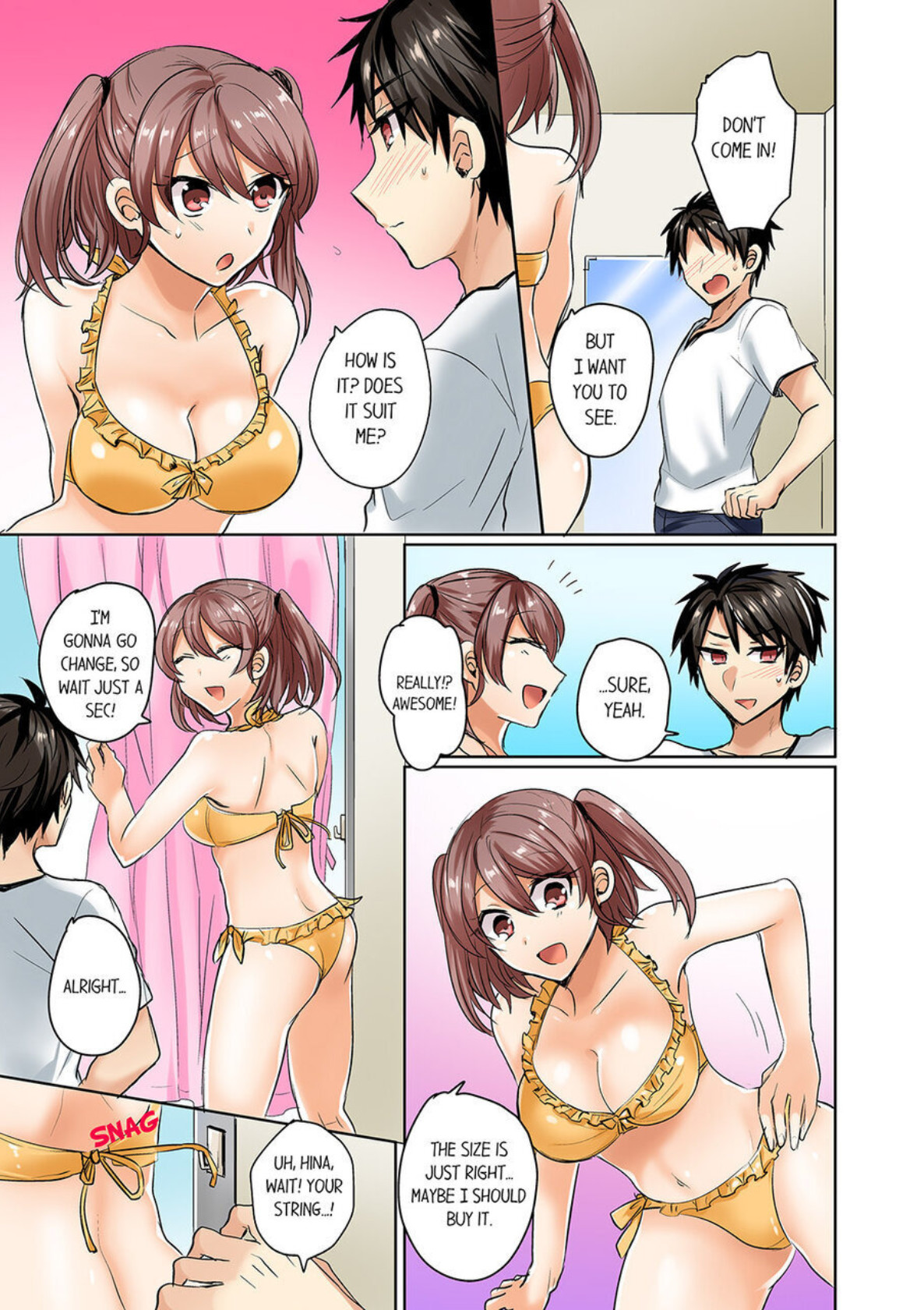 Hentai Manga Comic-My Swimsuit Slipped... And it went in!? A Mixed Synchronized Swimming Club with More Than Just Nip Slips in Store! ~ 1-Read-45